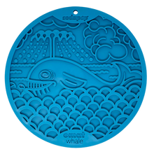 Load image into Gallery viewer, Sodapup Blue Whale Lick Mat With Suction Cups for Bath Time