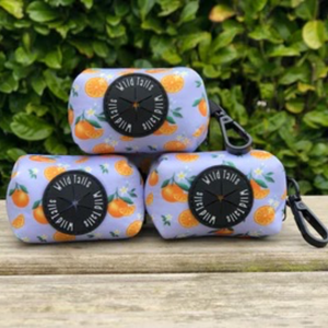 Orange blossom poo bag holder