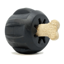 Load image into Gallery viewer, Soda Pup MAGNUM BLACK ID RUBBER TREAT HOLDER AND CHEW TOY